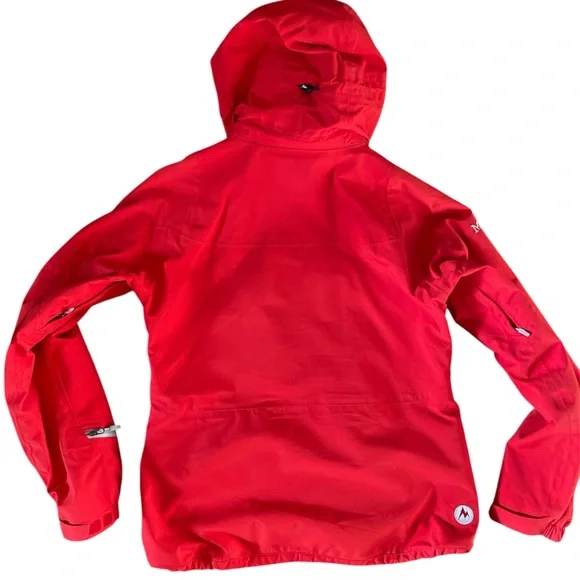 MARMOT women’s ski jacket; wind/waterproof; size s; red - Picture 2 of 6